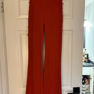 Lululemon Red Flared Leggings